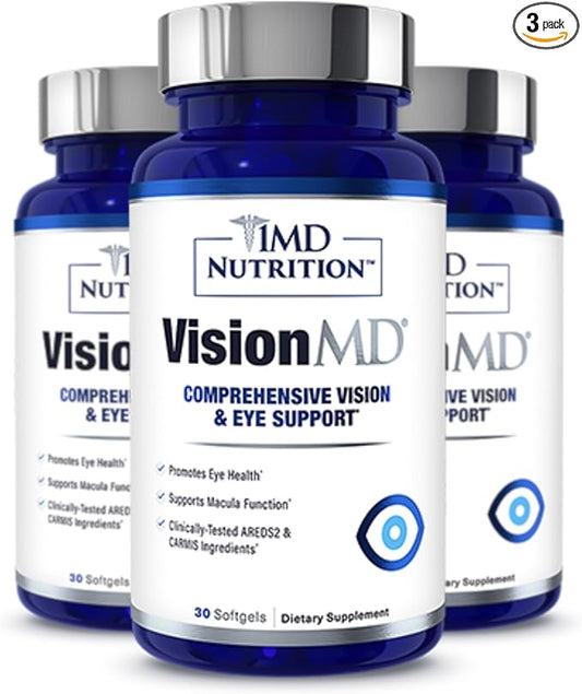 1MD Nutrition VisionMD Eye Vitamin CARMIS 90 Softgels (3-Pack)