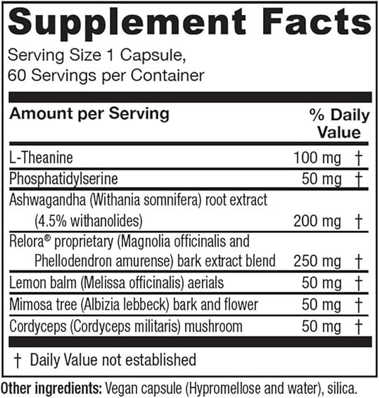 Vitanica Cortisol Relief, Dr. Formulated Sleep, 60 Capsules
