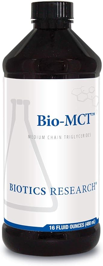 Biotics Research Bio MCT Brain Fuel, Brain Energy, Pure Energy, Medium Chain Triglycerides, MCT, Caprylic Triglyceride 16 Fluid Ounces