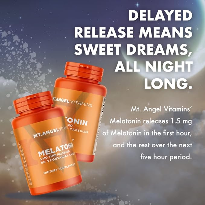 Mt. Angel Vitamins 3MG Time (60 Vegetarian