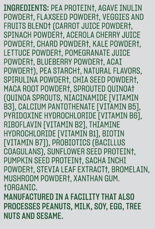 Vega Organic All-in-One Vegan Protein Powder, 13.5 oz