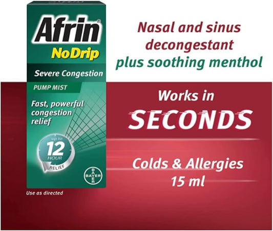 Afrin No Drip Severe Congestion 12 0.67 Fl 2)