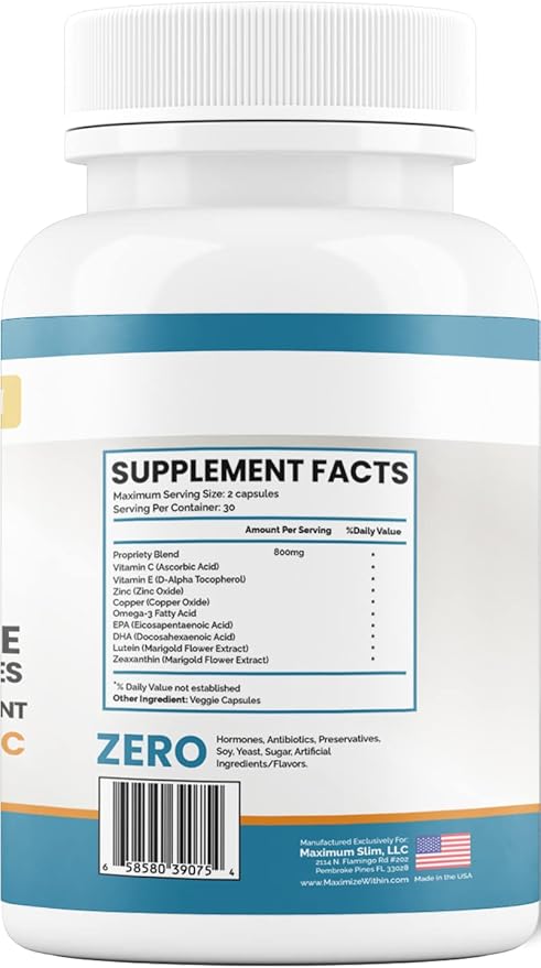 Maximize Within Eye Health and Mineral 60 ct