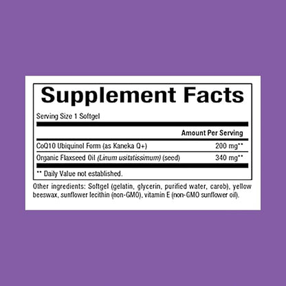 Natural Factors, Ubiquinol Active CoQ10 200 Q10 Supplement 200mg, 30 30 Count 1)