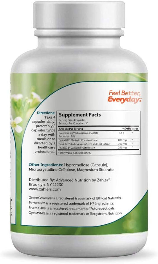 Zahler SynerG, Advanced Glucosamine Sulfate Joint 120 Capsules