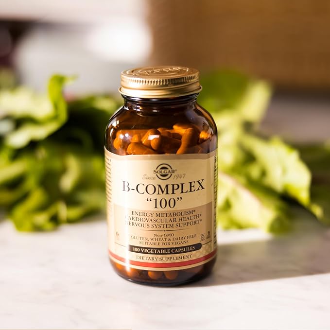 Solgar B-Complex "100", 100 Vegetable Capsules 100 Servings