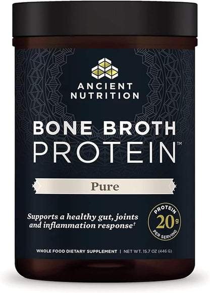 Ancient Nutrition Bone Broth Protein Powder, 20 Servings