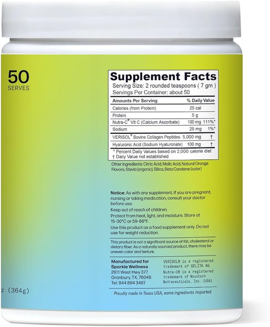 Hydrolyzed Collagen Powder [50-Serves] VERISOL