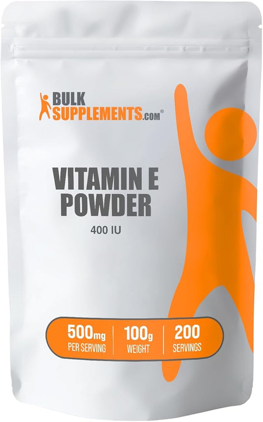 BulkSupplements.com Vitamin E 400 IU Powder 500mg per 100g (3.5 (3.5 oz) 1)