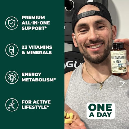 Multivitamin for Men B12, Zinc,