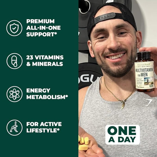 Multivitamin for Men B12, Zinc,