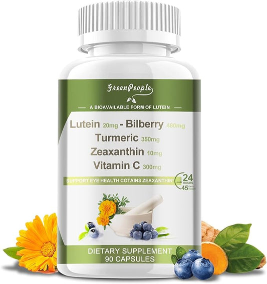 Eye Formulas Lutein 20 mg 90 Capsules, 45 Day
