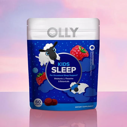 OLLY Kids Sleep Gummy, 0.5mg Melatonin, 60 Count