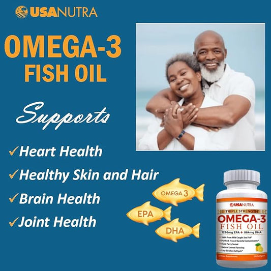 Omega 3 Fish Oil Triple Strength 3600mg Icelandic 120 Capsules.