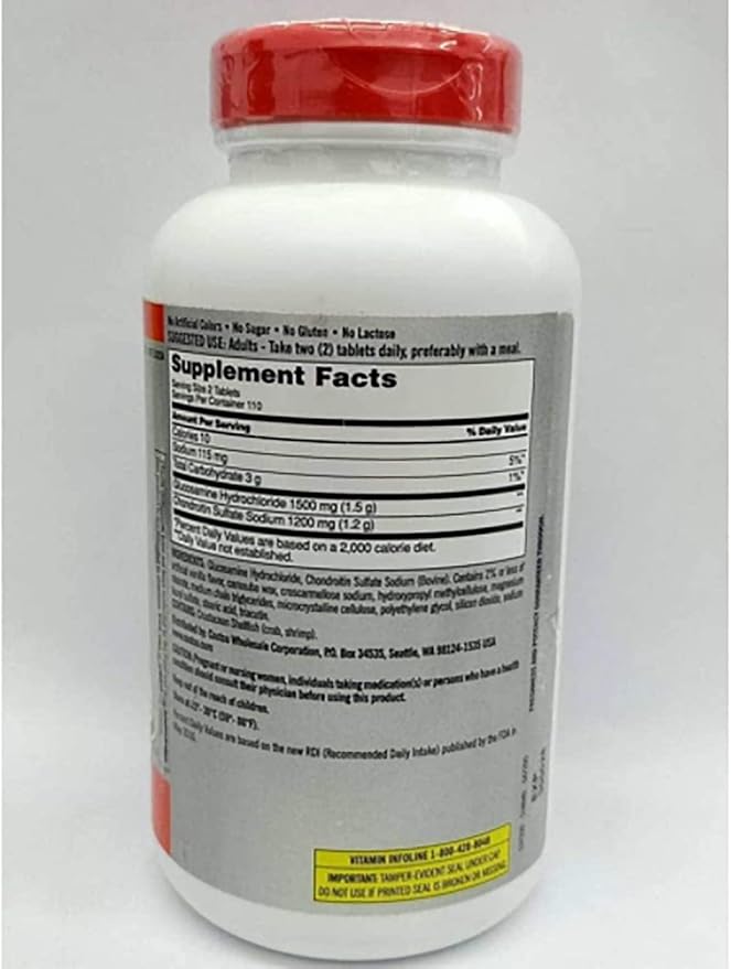 Signature Extra Strength Glucosamine 1500mg/Chondroitin 1200mg Sulfate 220 Tabletss 1)