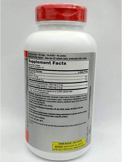Signature Extra Strength Glucosamine 1500mg/Chondroitin 1200mg Sulfate 220 Tabletss 1)