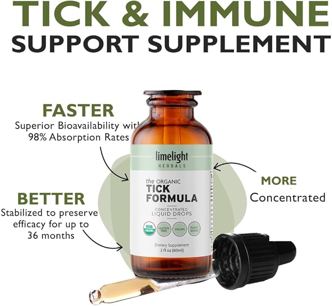 The Organic Tick Formula: Enhanced Immune 60 Servings