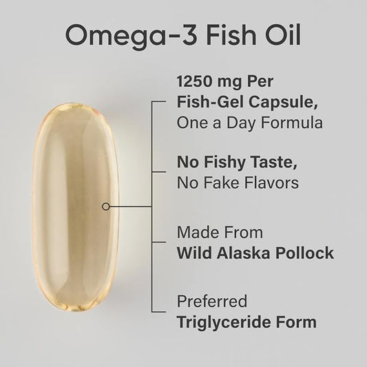 Sports Research Triple Strength Omega 3 1250 mg, 180 ct