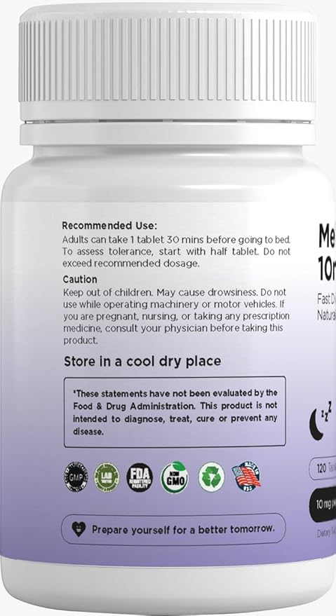 Balancebreens Melatonin 10mg- 120 Tablets