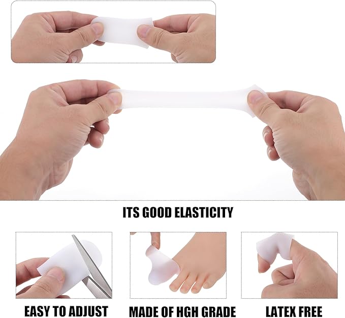 10 Pack Extra Large Silicone Toe