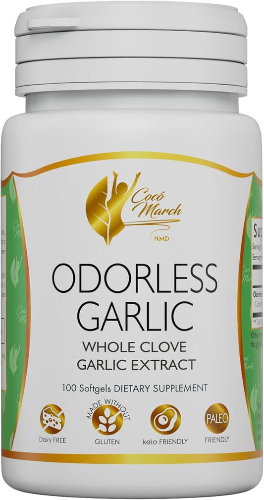 Odorless Garlic Oil from Whole Garlic 50 Servings