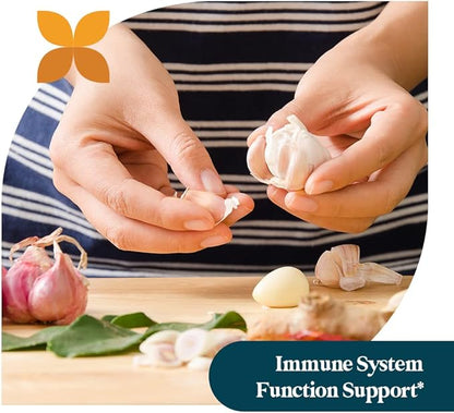 Pattern Wellness Odorless Organic Garlic - 1000mg - Healthy Immune, Circulatory & Cardiovascular Support - Happy & Healthy Heart - Non-GMO & Gluten Free - 30 Vegan Capsules