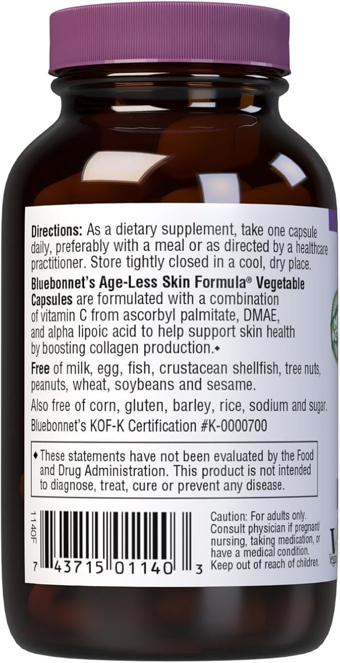 BlueBonnet Age-Less Skin Formula Capsules, 60 Count