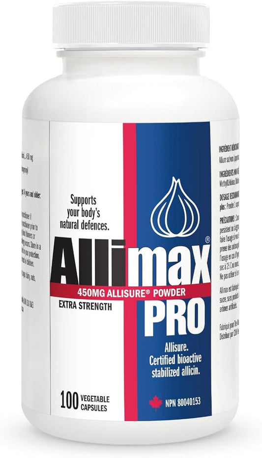 Allimax Pro 450mg 100 Vegicaps. Allicin