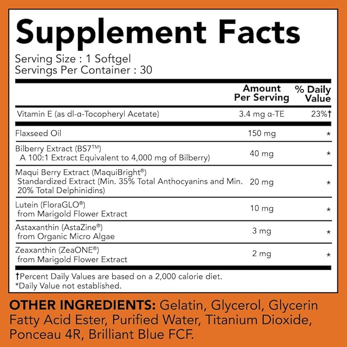 DAIKEN Lutein 10 mg Zeaxanthin 2 30 Softgels 2)