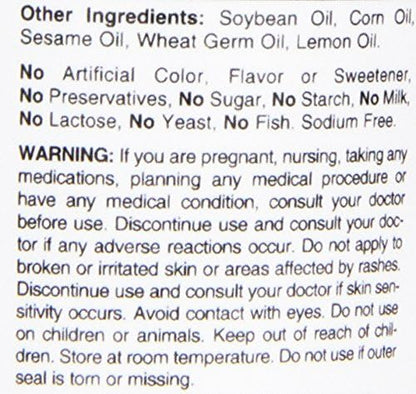 Nature’s Bounty Vitamin E Oil, Supports 30,000IU Vitamin 2.5 fl