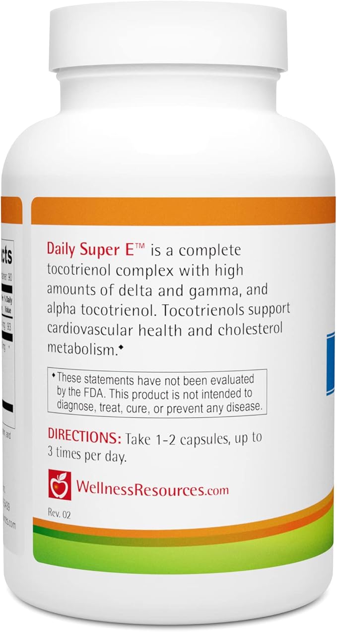 Wellness Resources Daily Super E (180 Capsules)