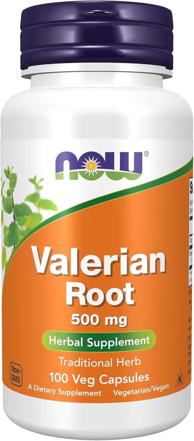 NOW Supplements, Valerian Root (Valeriana officinalis) 500 mg, 100 Veg