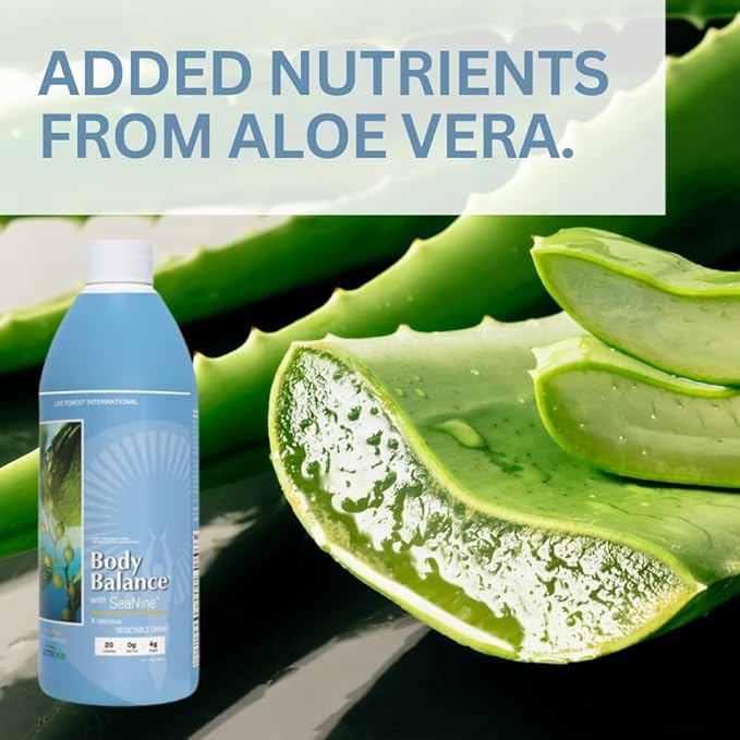 Youngevity Body Balance Land & Sea Plant Based Nutrition - Sea Vegetables, Kelp, Nori, Honey, Aloe Vera, and More - 75+ Nutrients w/Vitamins, Minerals, Amino Acids - (32 Fl Oz) (2)