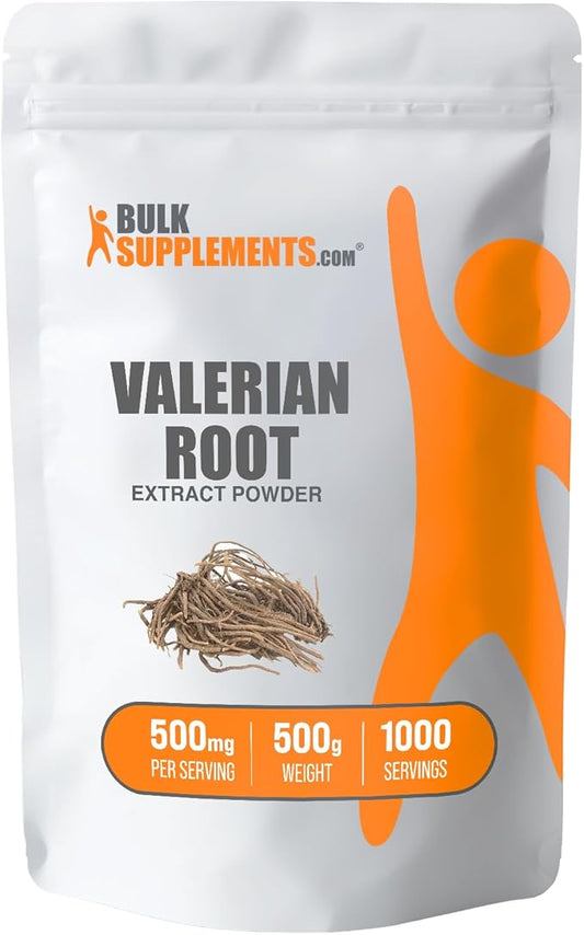BulkSupplements.com Valerian Root Extract Powder 500mg per 500g (1.1 (1.1 lbs), 1