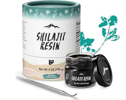 Pure Himalayan Shilajit, High Nutritional Potency, 85+ Plant-Derived 3rd Party (115g)