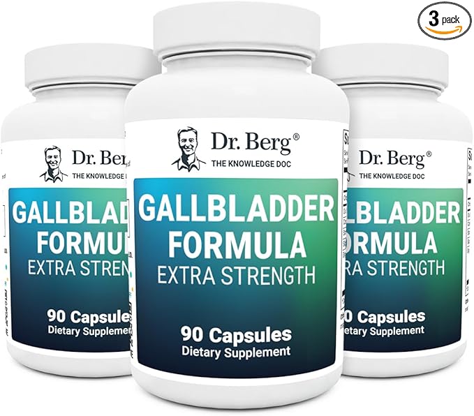 Dr. Berg Gallbladder Formula Extra Strength 45 Day 90 Capsules (3 Pack)