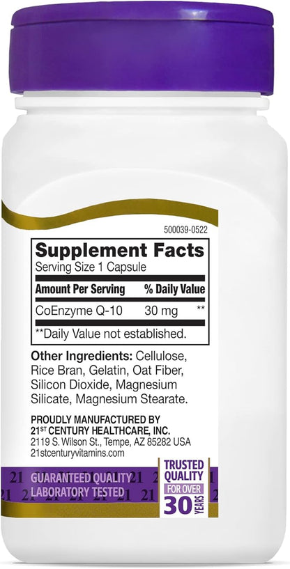 21st Century Co Q10 30 mg 45 Count (21341)