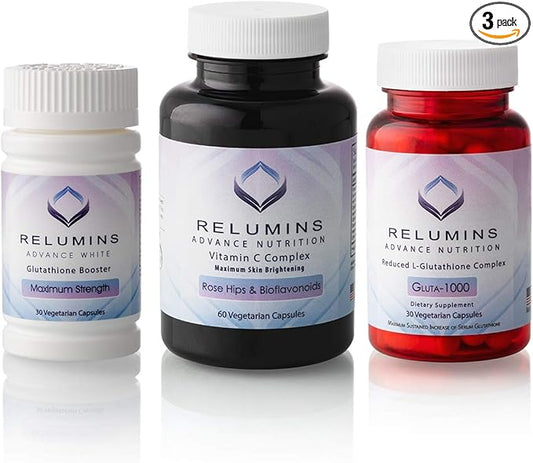Relumins Advance Nutrition Gluta 1000, Vitamin (3 Bottles