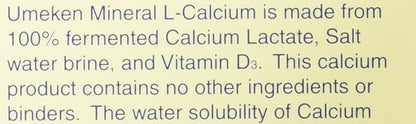 Umeken Mineral L-Cal Supplement, Small Bottle, 2 Month D3 and 130g, 1300 1300 Balls 1)
