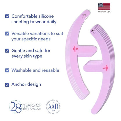 Epi-Derm Mastopexy Anchor Shape Silicone Scar 5 Pairs,