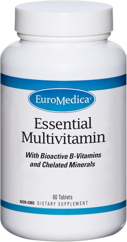 Euromedica Essential Multivitamin 60 Tablets D3 & 30 Servings