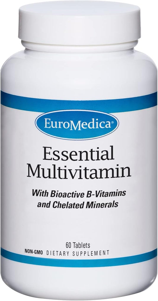 Euromedica Essential Multivitamin 60 Tablets D3 & 30 Servings