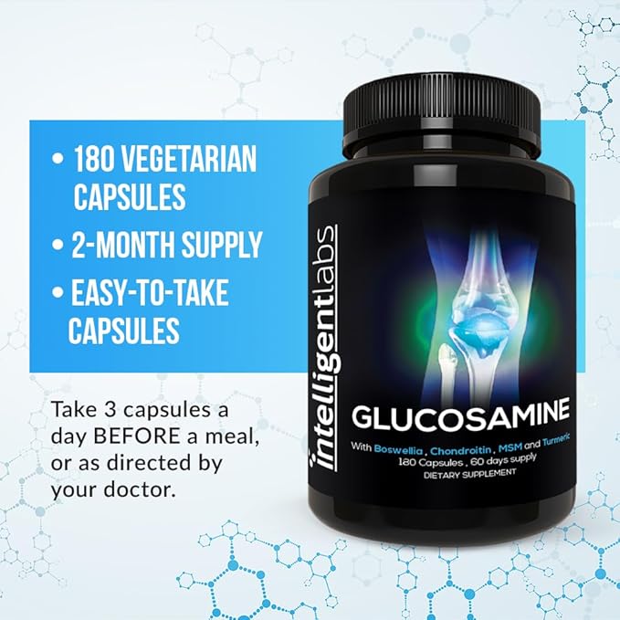 Intelligent Labs Glucosamine and Chondroitin High 180 Capsules