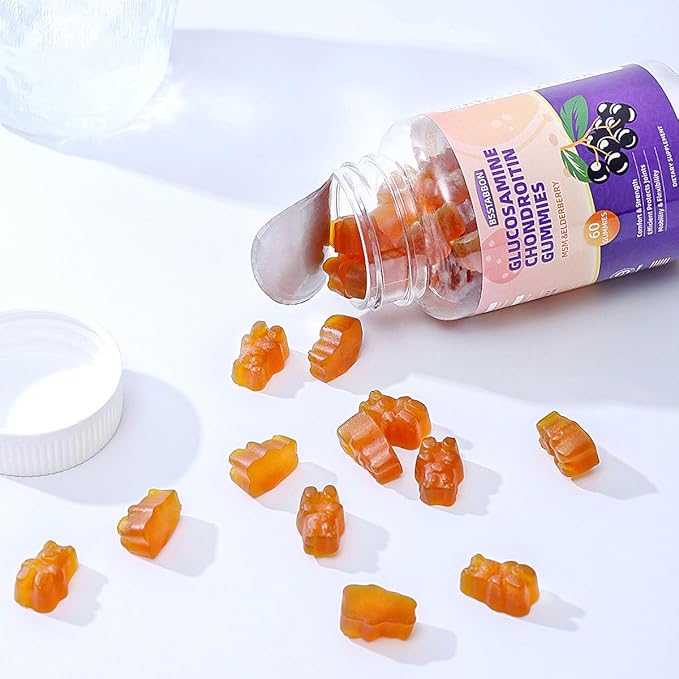 Glucosamine Chondroitin Gummies with MSM Elderberry 60Gummies…