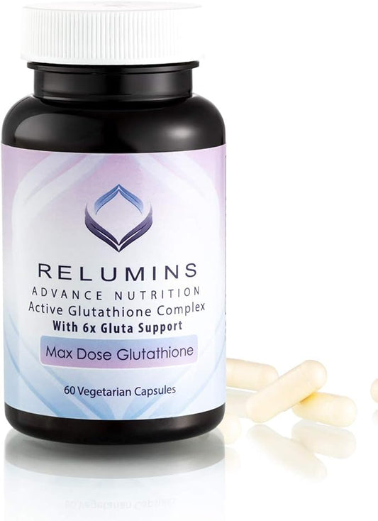 Relumins Advance White Active Glutathione Complex 6X Boosters- 60 Capsules