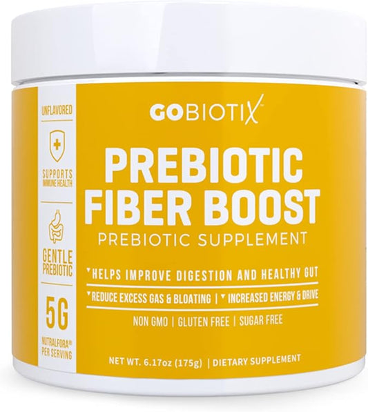 GOBIOTIX Fiber Supplement 1 Scoop 35 Servings (1 Pack)