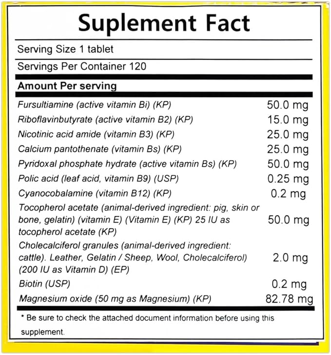 Aromamin Gold Premium Multi-Vitamin for Recovering 120 Tablets, 1 Count (Pack of 120)