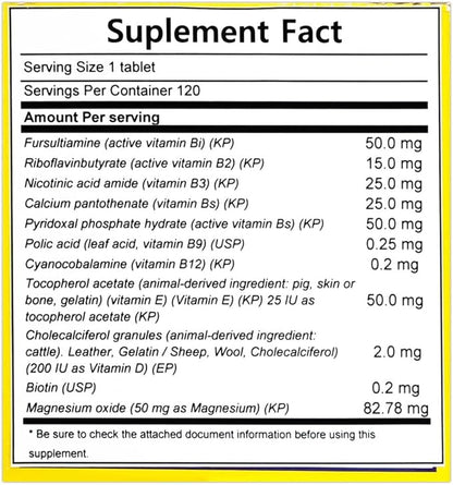 Aromamin Gold Premium Multi-Vitamin for Recovering 120 Tablets, 1 Count (Pack of 120)