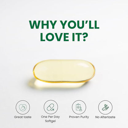 Zaytun Halal Fish Oil 1200mg Omega 3, Premium 4 Months