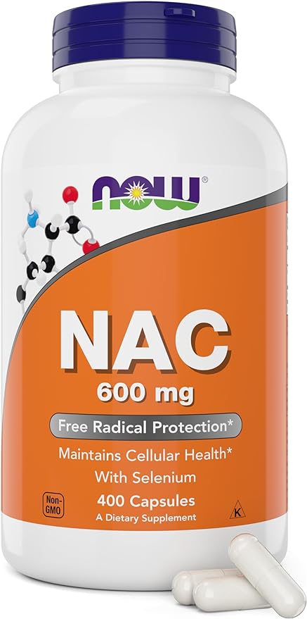 Now NAC 600 mg, 400 Veg